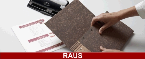 raus speisekarte offen